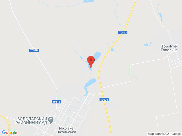 Новая плотина пгт Володарское (Второй ставок)