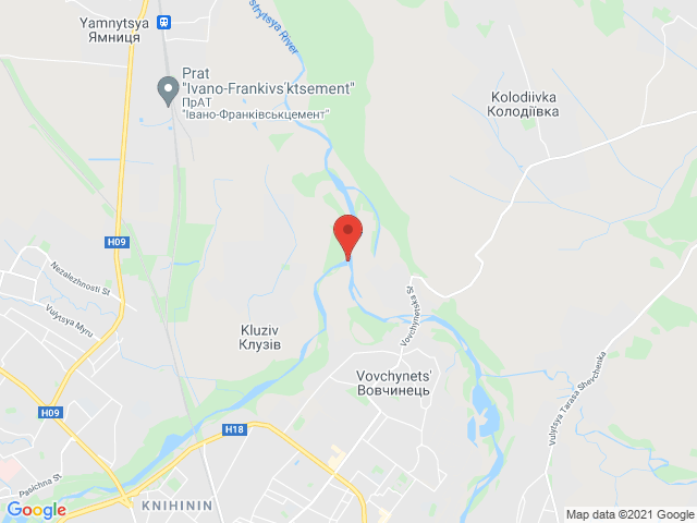Івано-Франківськ (Злиття двох Бистриць)