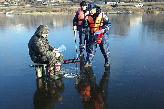 Поведінка на замерзлій водоймі