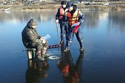 Поведінка на замерзлій водоймі